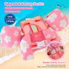 image:imageNemone Toddler Swim Vest for 2270 lbs Kids Floaties Swim Jacket with Arm Water Wings for Girls Boys 1 2 3 4 5 6 7 Years Old Beach Pool 20 30 40 50 60 66 Pounds Puddle JumperI Pink Daisy