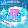 image:imageNemone Toddler Swim Vest for 2270 lbs Kids Floaties Swim Jacket with Arm Water Wings for Girls Boys 1 2 3 4 5 6 7 Years Old Beach Pool 20 30 40 50 60 66 Pounds Puddle JumperE Little Mermaid
