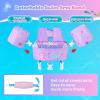 image:imageNemone Toddler Swim Vest for 2270 lbs Kids Floaties Swim Jacket with Arm Water Wings for Girls Boys 1 2 3 4 5 6 7 Years Old Beach Pool 20 30 40 50 60 66 Pounds Puddle JumperB Purple Mermaid