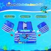 image:imageNemone Toddler Swim Vest for 2270 lbs Kids Floaties Swim Jacket with Arm Water Wings for Girls Boys 1 2 3 4 5 6 7 Years Old Beach Pool 20 30 40 50 60 66 Pounds Puddle JumperJ Blue Dinosaur