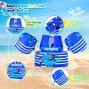 image:imageNemone Toddler Swim Vest for 2270 lbs Kids Floaties Swim Jacket with Arm Water Wings for Girls Boys 1 2 3 4 5 6 7 Years Old Beach Pool 20 30 40 50 60 66 Pounds Puddle JumperJ Blue Dinosaur
