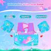 image:imageNemone Toddler Swim Vest for 2270 lbs Kids Floaties Swim Jacket with Arm Water Wings for Girls Boys 1 2 3 4 5 6 7 Years Old Beach Pool 20 30 40 50 60 66 Pounds Puddle JumperE Little Mermaid