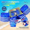image:imageNemone Toddler Swim Vest for 2270 lbs Kids Floaties Swim Jacket with Arm Water Wings for Girls Boys 1 2 3 4 5 6 7 Years Old Beach Pool 20 30 40 50 60 66 Pounds Puddle JumperJ Blue Dinosaur
