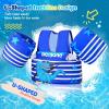 image:imageNemone Toddler Swim Vest for 2270 lbs Kids Floaties Swim Jacket with Arm Water Wings for Girls Boys 1 2 3 4 5 6 7 Years Old Beach Pool 20 30 40 50 60 66 Pounds Puddle JumperJ Blue Dinosaur