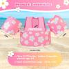 image:imageNemone Toddler Swim Vest for 2270 lbs Kids Floaties Swim Jacket with Arm Water Wings for Girls Boys 1 2 3 4 5 6 7 Years Old Beach Pool 20 30 40 50 60 66 Pounds Puddle JumperI Pink Daisy