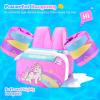 image:imageNemone Toddler Swim Vest for 2270 lbs Kids Floaties Swim Jacket with Arm Water Wings for Girls Boys 1 2 3 4 5 6 7 Years Old Beach Pool 20 30 40 50 60 66 Pounds Puddle JumperF Rainbow Unicorn