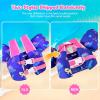 image:imageNemone Toddler Swim Vest for 2270 lbs Kids Floaties Swim Jacket with Arm Water Wings for Girls Boys 1 2 3 4 5 6 7 Years Old Beach Pool 20 30 40 50 60 66 Pounds Puddle JumperH Pink Dinosaur