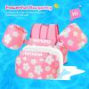 image:imageNemone Toddler Swim Vest for 2270 lbs Kids Floaties Swim Jacket with Arm Water Wings for Girls Boys 1 2 3 4 5 6 7 Years Old Beach Pool 20 30 40 50 60 66 Pounds Puddle JumperI Pink Daisy