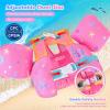 image:imageNemone Toddler Swim Vest for 2270 lbs Kids Floaties Swim Jacket with Arm Water Wings for Girls Boys 1 2 3 4 5 6 7 Years Old Beach Pool 20 30 40 50 60 66 Pounds Puddle JumperG Pink Mermaid