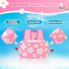 image:imageNemone Toddler Swim Vest for 2270 lbs Kids Floaties Swim Jacket with Arm Water Wings for Girls Boys 1 2 3 4 5 6 7 Years Old Beach Pool 20 30 40 50 60 66 Pounds Puddle JumperI Pink Daisy