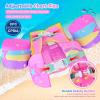 image:imageNemone Toddler Swim Vest for 2270 lbs Kids Floaties Swim Jacket with Arm Water Wings for Girls Boys 1 2 3 4 5 6 7 Years Old Beach Pool 20 30 40 50 60 66 Pounds Puddle JumperF Rainbow Unicorn