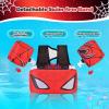 image:imageNemone Toddler Swim Vest for 2270 lbs Kids Floaties Swim Jacket with Arm Water Wings for Girls Boys 1 2 3 4 5 6 7 Years Old Beach Pool 20 30 40 50 60 66 Pounds Puddle JumperM Red Spider