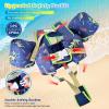 image:imageNemone Toddler Swim Vest for 2270 lbs Kids Floaties Swim Jacket with Arm Water Wings for Girls Boys 1 2 3 4 5 6 7 Years Old Beach Pool 20 30 40 50 60 66 Pounds Puddle JumperD Black Dinosaur