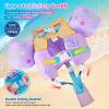 image:imageNemone Toddler Swim Vest for 2270 lbs Kids Floaties Swim Jacket with Arm Water Wings for Girls Boys 1 2 3 4 5 6 7 Years Old Beach Pool 20 30 40 50 60 66 Pounds Puddle JumperB Purple Mermaid