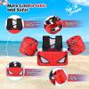 image:imageNemone Toddler Swim Vest for 2270 lbs Kids Floaties Swim Jacket with Arm Water Wings for Girls Boys 1 2 3 4 5 6 7 Years Old Beach Pool 20 30 40 50 60 66 Pounds Puddle JumperM Red Spider
