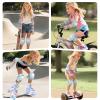 image:imageNEMONE Knee Pads for Kids Girls Boys Knee Elbow Pads Wrist Guards with Drawstring Bag Adjustable Reflective Protective Gear Set for Roller Skates Bike Cycling Skateboard Scooter  Green MC Green