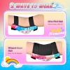 image:imageNEMONE Knee Pads for Kids Girls Boys Knee Elbow Pads Wrist Guards with Drawstring Bag Adjustable Reflective Protective Gear Set for Roller Skates Bike Cycling Skateboard Scooter  Green MTie Dye