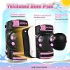 image:imageNEMONE Knee Pads for Kids Girls Boys Knee Elbow Pads Wrist Guards with Drawstring Bag Adjustable Reflective Protective Gear Set for Roller Skates Bike Cycling Skateboard Scooter  Green MBlack Pink