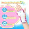 image:imageNEMONE Knee Pads for Kids Girls Boys Knee Elbow Pads Wrist Guards with Drawstring Bag Adjustable Reflective Protective Gear Set for Roller Skates Bike Cycling Skateboard Scooter  Green MPink