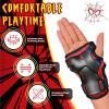 image:imageNEMONE Knee Pads for Kids Girls Boys Knee Elbow Pads Wrist Guards with Drawstring Bag Adjustable Reflective Protective Gear Set for Roller Skates Bike Cycling Skateboard Scooter  Green MBlack Red
