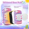 image:imageNEMONE Knee Pads for Kids Girls Boys Knee Elbow Pads Wrist Guards with Drawstring Bag Adjustable Reflective Protective Gear Set for Roller Skates Bike Cycling Skateboard Scooter  Green MPurple
