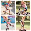 image:imageNEMONE Knee Pads for Kids Girls Boys Knee Elbow Pads Wrist Guards with Drawstring Bag Adjustable Reflective Protective Gear Set for Roller Skates Bike Cycling Skateboard Scooter  Green MTie Dye