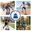 image:imageNEMONE Knee Pads for Kids Girls Boys Knee Elbow Pads Wrist Guards with Drawstring Bag Adjustable Reflective Protective Gear Set for Roller Skates Bike Cycling Skateboard Scooter  Green MBlack White