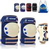 image:imageNEMONE Knee Pads for Kids Girls Boys Knee Elbow Pads Wrist Guards with Drawstring Bag Adjustable Reflective Protective Gear Set for Roller Skates Bike Cycling Skateboard Scooter  Green MBrown