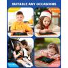 imageBravokids LCD Writing Tablet for 38 Year Old Girls and Boys  10 Inch Electronic Doodle Board Drawing Pad Educational Birthday Gift for Kids and Toddlers YellowOrange