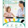 imageBravokids LCD Writing Tablet for 38 Year Old Girls and Boys  10 Inch Electronic Doodle Board Drawing Pad Educational Birthday Gift for Kids and Toddlers YellowGreen