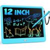 imageBravokids LCD Writing Tablet for 38 Year Old Girls and Boys  10 Inch Electronic Doodle Board Drawing Pad Educational Birthday Gift for Kids and Toddlers YellowBlue