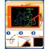 imageBravokids LCD Writing Tablet for 38 Year Old Girls and Boys  10 Inch Electronic Doodle Board Drawing Pad Educational Birthday Gift for Kids and Toddlers YellowOrange