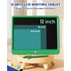 imageBravokids LCD Writing Tablet for 38 Year Old Girls and Boys  10 Inch Electronic Doodle Board Drawing Pad Educational Birthday Gift for Kids and Toddlers YellowGreen