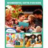 imageBravokids LCD Writing Tablet for 38 Year Old Girls and Boys  10 Inch Electronic Doodle Board Drawing Pad Educational Birthday Gift for Kids and Toddlers YellowGreen