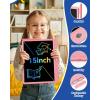imageBravokids LCD Writing Tablet for 38 Year Old Girls and Boys  10 Inch Electronic Doodle Board Drawing Pad Educational Birthday Gift for Kids and Toddlers YellowPink