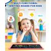 imageBravokids LCD Writing Tablet for 38 Year Old Girls and Boys  10 Inch Electronic Doodle Board Drawing Pad Educational Birthday Gift for Kids and Toddlers YellowPink