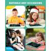 imageBravokids LCD Writing Tablet for 38 Year Old Girls and Boys  10 Inch Electronic Doodle Board Drawing Pad Educational Birthday Gift for Kids and Toddlers YellowGreen