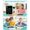 imagebravokids 10inch LCD Writing Tablet for Kids Colorful Toddlers Toys Drawing Board Educational GirlsToys Unicorn Doodle Board Toys for 2 3 4 5 6 7 8 Year Old Boys BirthdayBlue