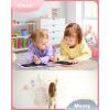 imagebravokids LCD Writing Tablet for KidsToys for 2 3 4 5 6 Year Old Girl Gifts85 Inch Toddler Doodle Board Drawing Tablet Unicorn Toys Christmas Birthday Gifts PinkPink