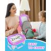 imagebravokids Magnetic Drawing Board for Kids with Sturdy Legs Color Erasable Doodle Writing Pad for Toddler Boy Girls Educational Preschool Learning Toys for 1 2 3 3 4 Years Old Birthday Gifts BluePurple