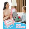 imagebravokids Magnetic Drawing Board for Kids with Sturdy Legs Color Erasable Doodle Writing Pad for Toddler Boy Girls Educational Preschool Learning Toys for 1 2 3 3 4 Years Old Birthday Gifts BluePink