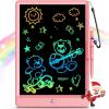 imageBravokids LCD Writing Tablet for 38 Year Old Girls and Boys  10 Inch Electronic Doodle Board Drawing Pad Educational Birthday Gift for Kids and Toddlers YellowPink