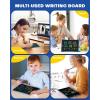 imagebravokids 2 Pack LCD Writing Tablet with Stylus 85 inch Colorful Doodle Board Drawing Pad for Kids Travel Games Activity Learning Toys Birthday Gift for Age 3 4 5 6 7 8 Year Old Boys Girls10 Inch