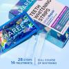 imageMAREE Teeth Whitening Strips with Mint Flavor Comfortable for Sensitive Teeth  Teeth Whitening Strips with Calcium Formula White Strips for Gentle Dental Care ampamp Fresh Breath  Pack of 28 Strips1 Count Pack of 28