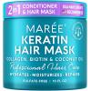 imageMAREE Hair Mask for Damaged Hair  Keratin Treatment Conditioner  Extremely Deep Conditioning Mask Hydrating ampamp Repairing Keratina Mascarilla Para el CabelloWhite