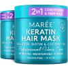 imageMAREE Hair Mask for Damaged Hair  Keratin Treatment Conditioner  Extremely Deep Conditioning Mask Hydrating ampamp Repairing Keratina Mascarilla Para el CabelloWhite