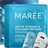 imageMAREE Collagen Facial Mask with Hyaluronic Acid  Hydrating Face Masks Skincare  Mascarillas Faciales For Women Skin Care  Gold 5 CountWhite