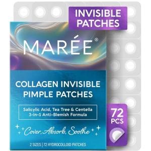 imageMAREE Pimple Patches for Face  Acne Clearing Device  Clear Acne Patches for Face  Invisible Hydrocolloid Patch Parches Para Acne Stickers Zit Dots  Cystic Zit Healing Blemish Pinple CoversClear