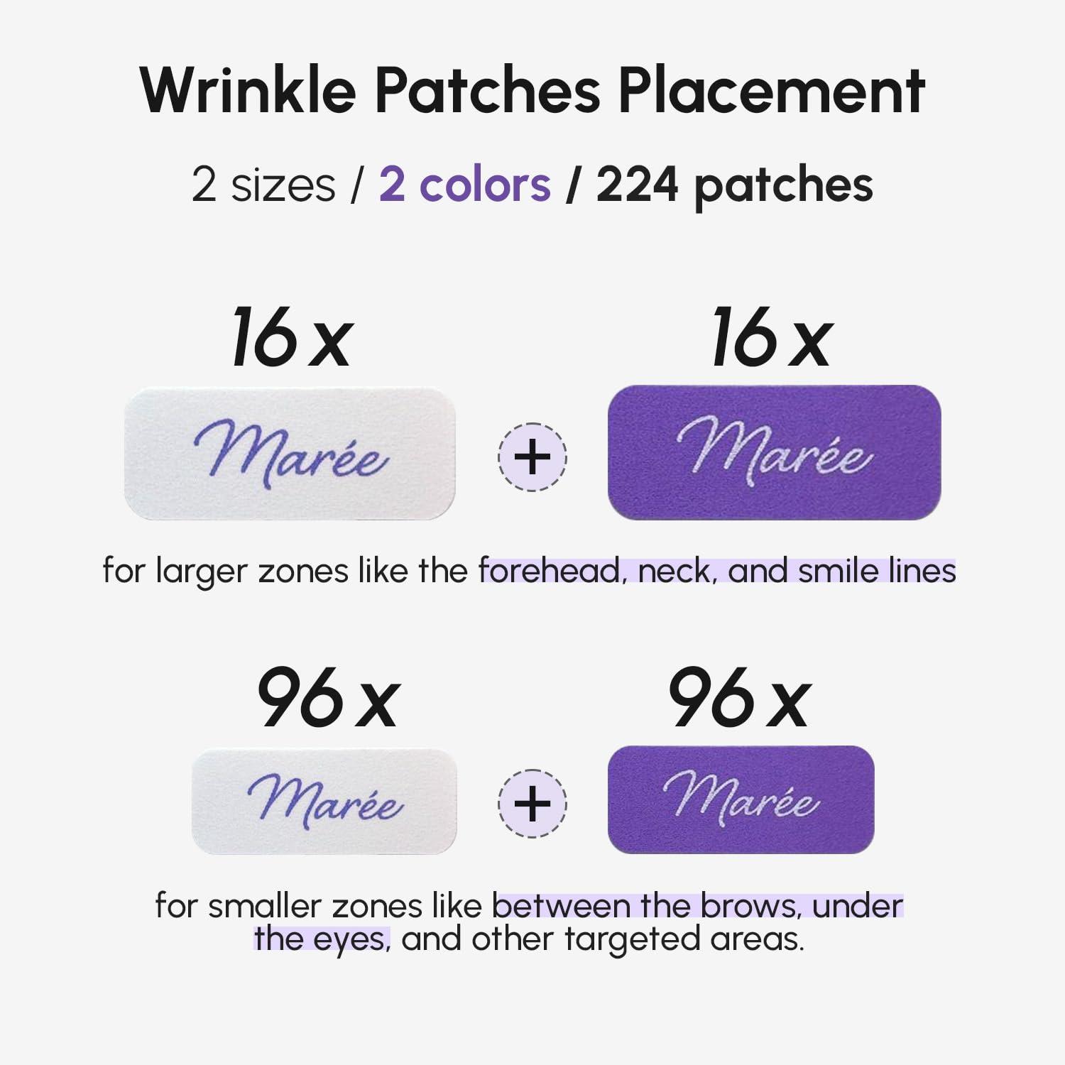imageMAREE Face Lift Tape Wrinkle Patches  Smile Line Patches for Face Eyes Neck ampamp Forehead  Anti Wrinkle Patches for Lip  Face