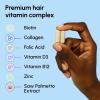 image:imageMAREE Hair Growth Vitamins  Faster Thicker Hair Growth Products  Biotin amp Collagen Complex Hair Growth Supplements  Hair Vitamins for Hair Loss for Women amp Men  Vitaminas Para El Cabello 120 PillsBlue